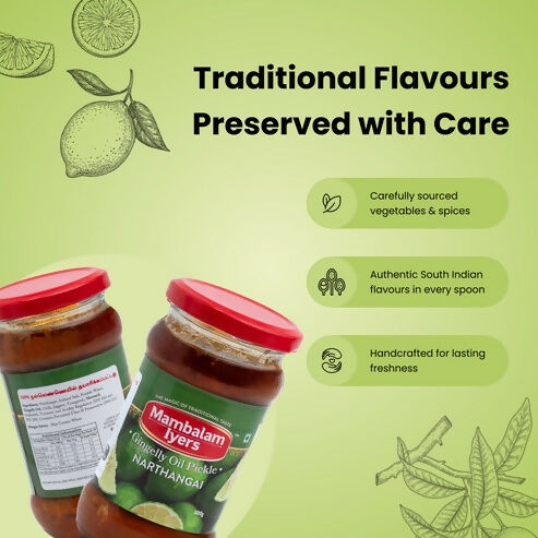 Mambalam Iyers Narthangai Pickle - Distacart