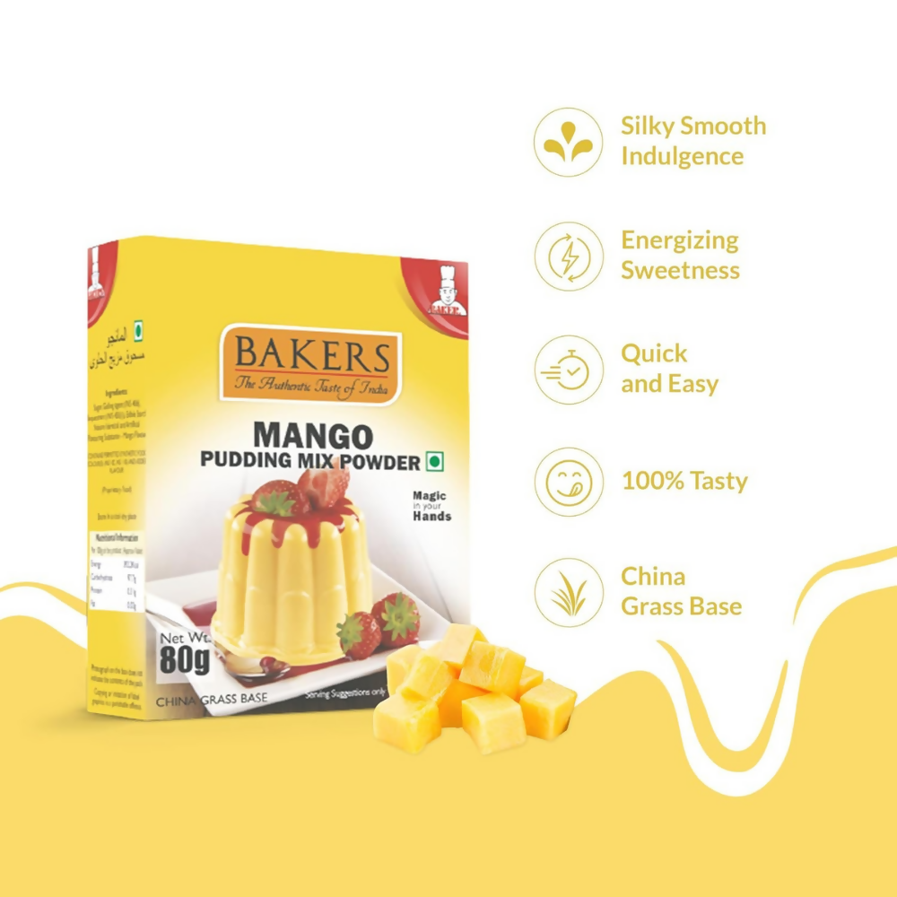 BAKERS Instant Pudding Mix - Mango Flavor - Dista