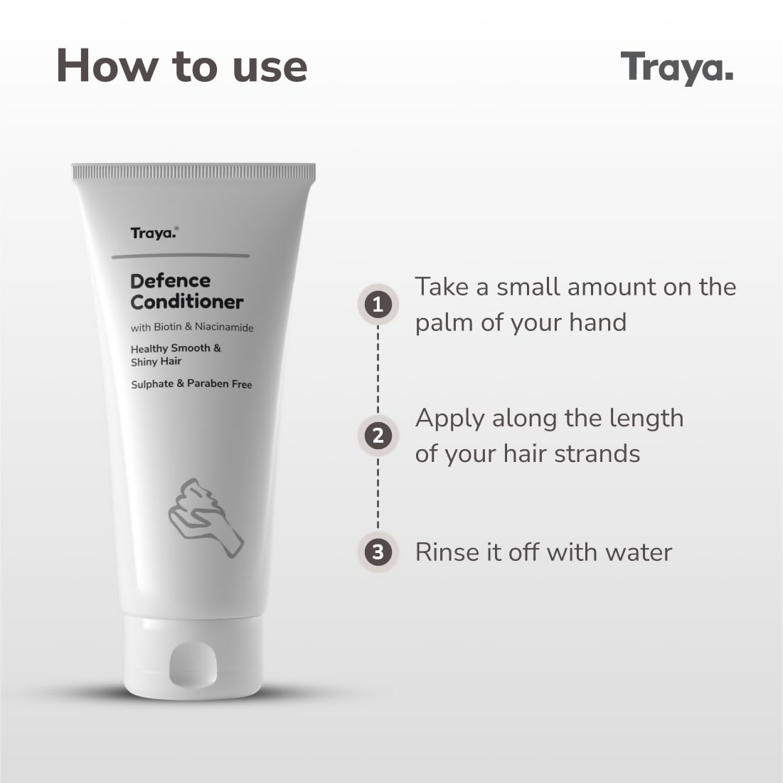 Traya Defence Conditioner with Biotin & Niacinamide