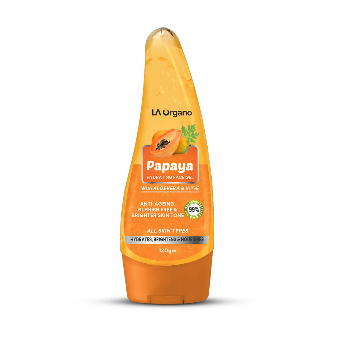 LA Organo Papaya Hydrating Face Gel with Alovera & Vit-E - Distacart