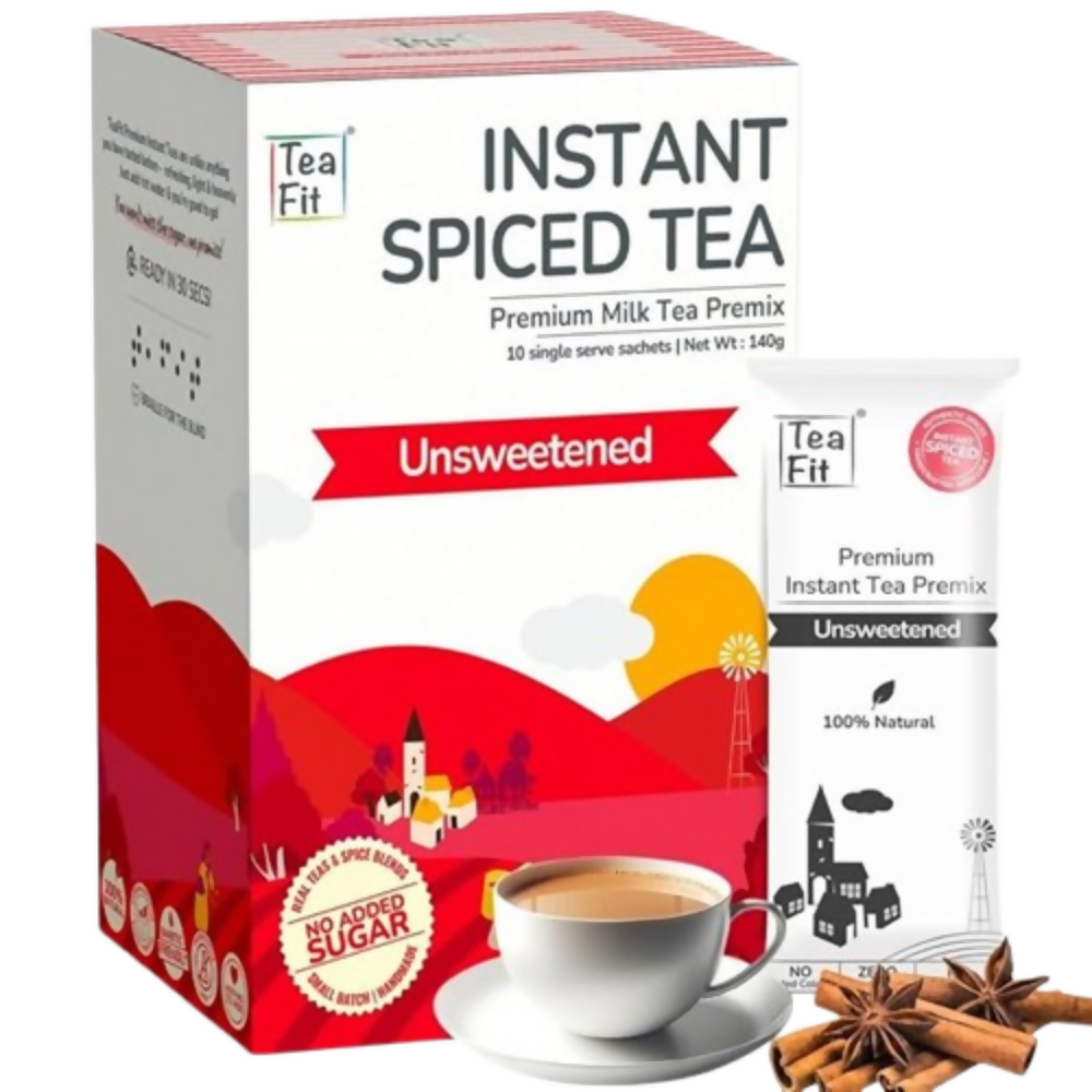 TeaFit Premium NO SUGAR Instant Masala Tea Premix - Distacart