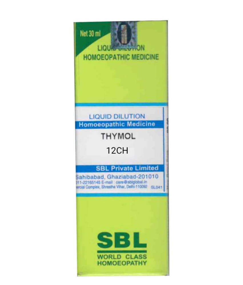 SBL Homeopathy Thymol Dilution - Limited Time Offer - Distacart