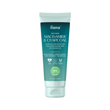 Ilana Niacinamide And Charcoal Face Mask With Kaolin Clay - Distacart