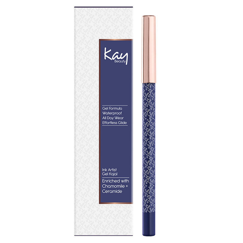 Kay Beauty Gel Eye Pencil - Blue - Distacart
