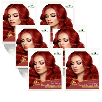 VedicAyurveda Henna Hair Color - Burgundy - Dista