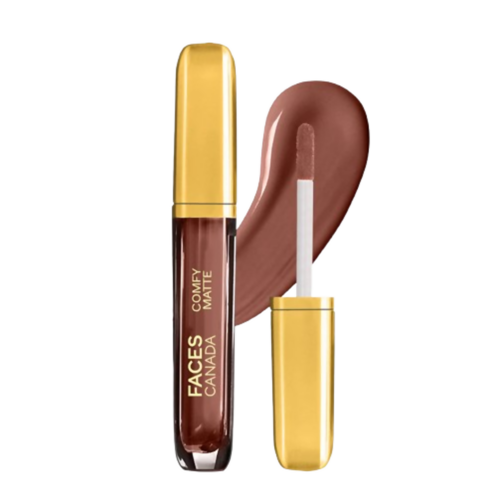 Faces Canada Comfy Matte Liquid Lipstick - Spill The Tea 29 - Distacart