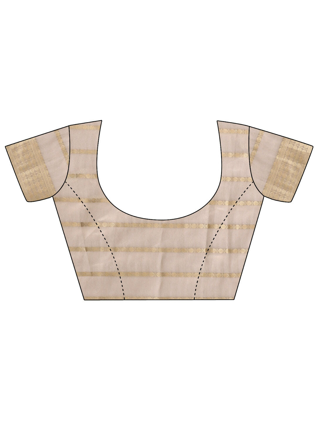 Astita Organza Cream Saree