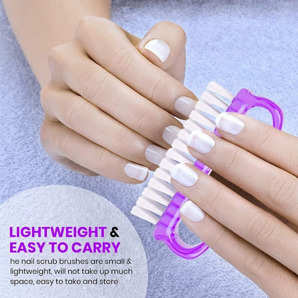 Bronson Professional Handle Grip Nail Brush Fingernail Pedicure Scrub Foot Brush - Dista