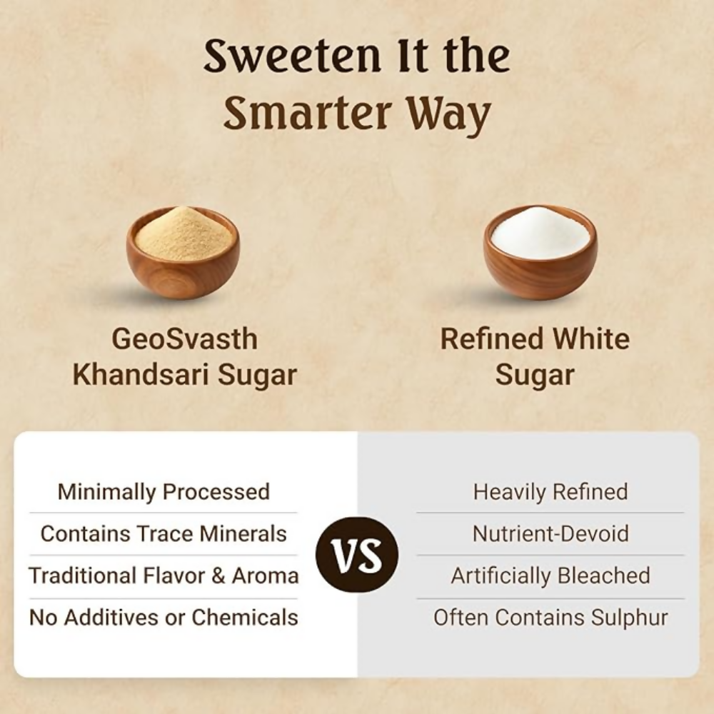 Geosvasth Organic Khandsari Sugar - Dista