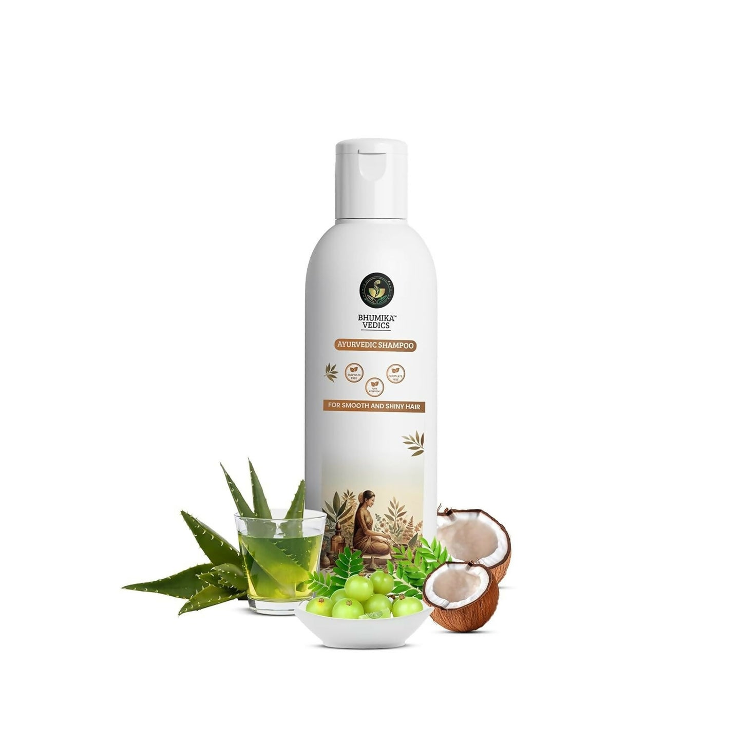 Bhumika Vedics Ayurvedic Shampoo - Distacart
