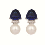 Thumbnail for Nuyug Blue Stone Elegance Anti Tarnish Studs
