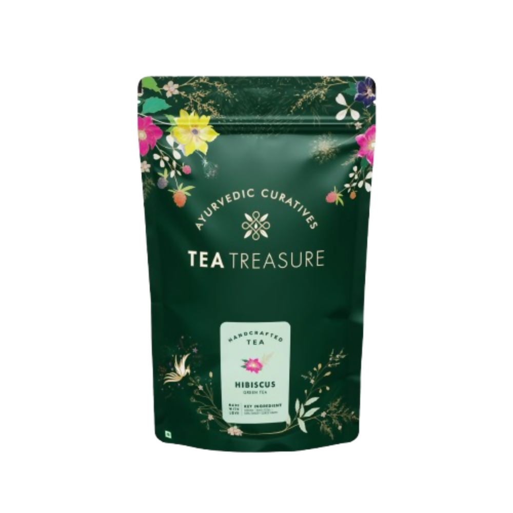Tea Treasure Hibiscus Loose Leaf Green Tea - Distacart