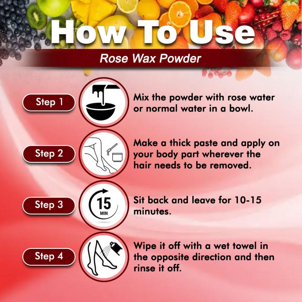 VedicAyurveda Herbal Wax Powder - Mix Fruits - Dista