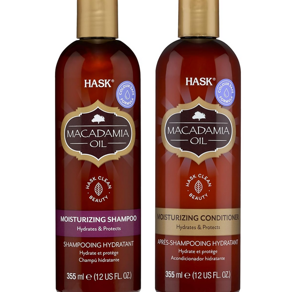 HASK Macadamia Oil Moisturizing Shampoo & Conditioner - Distacart