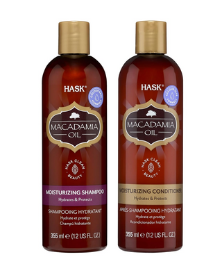 HASK Macadamia Oil Moisturizing Shampoo & Conditioner - Distacart
