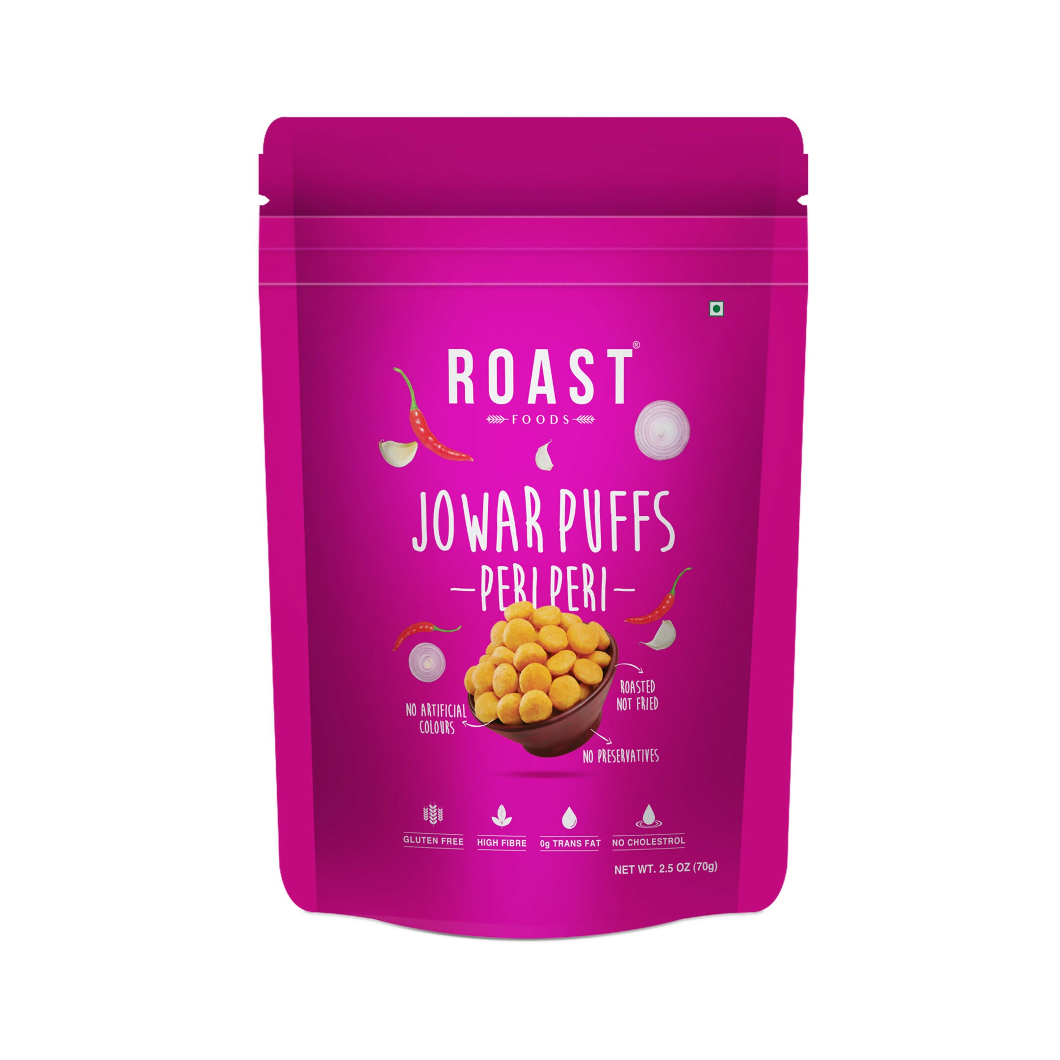 Roast Foods Jowar Puff Peri peri - Distacart