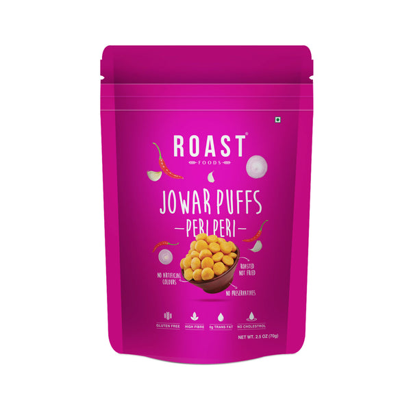 Roast Makhana Jowar Puff Peri peri