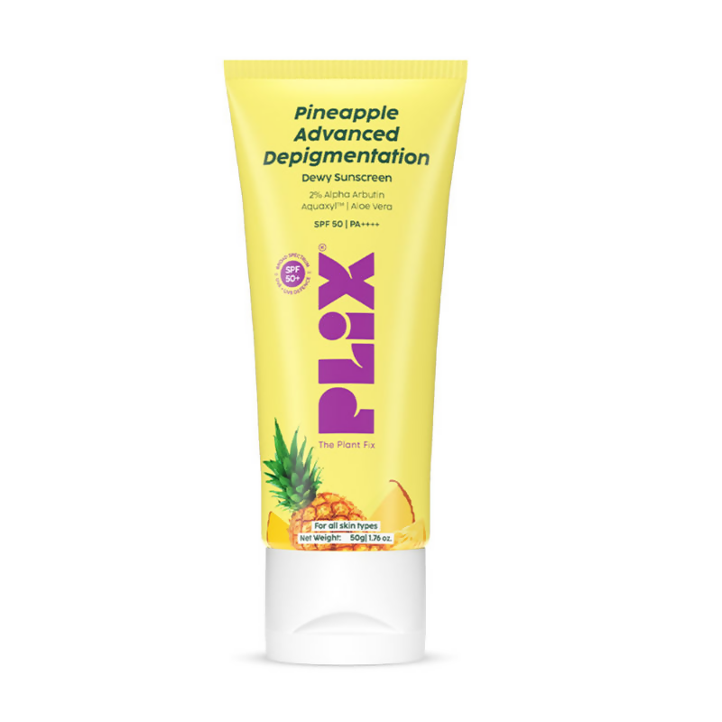 PLIX The Plant Fix Pineapple Advanced Depigmentation Dewy Sunscreen SPF 50 PA++++