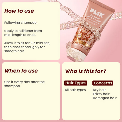 Plix The Plant Fix Flaxseed Ultrasmooth Advanced Conditioner - Distacart