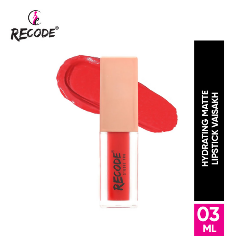 Recode Hydrating Matte Liquid Lipstick - 14 Vaisakh - Distacart