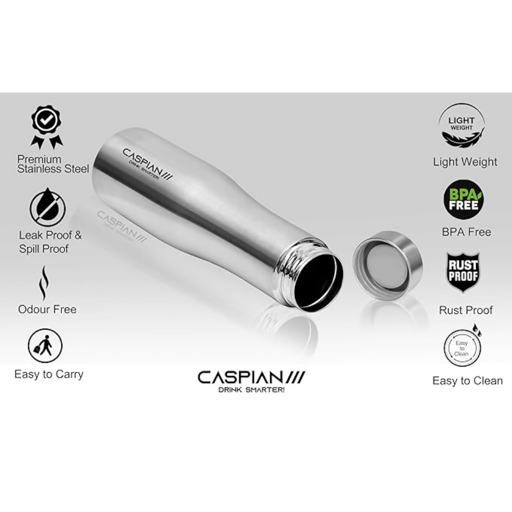 CASPIAN /// Aqua Stainless Steel Water Bottle - Dista