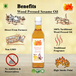 Thumbnail for Dorjee Wellness Wood Pressed Sesame Oil