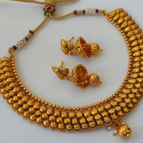 Designer Metallic Necklace Set - Distacart