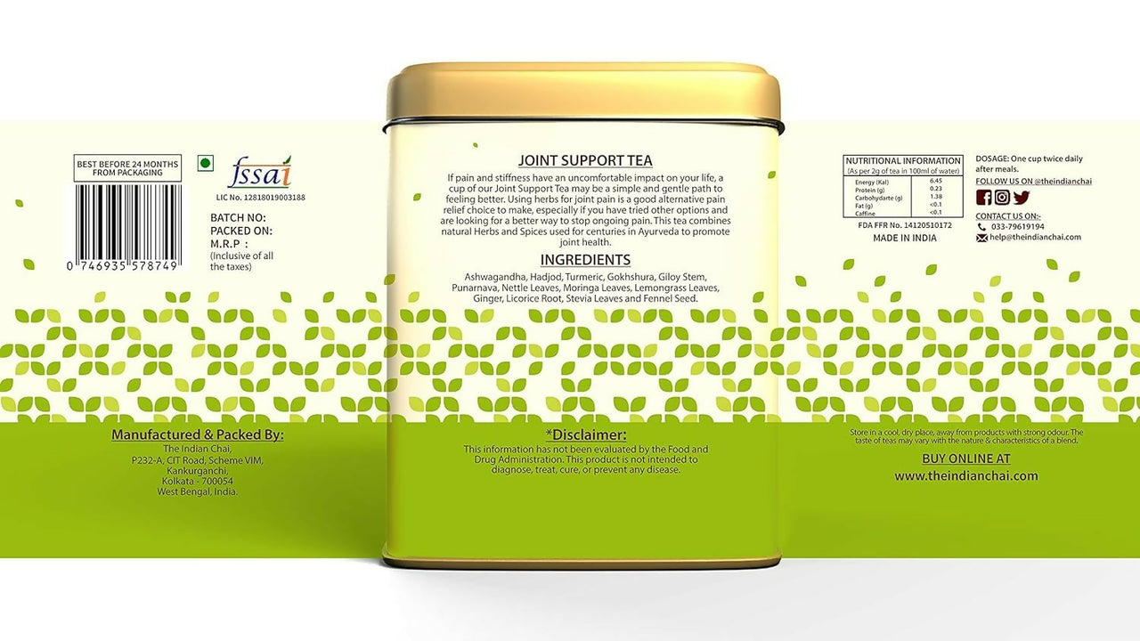 The Indian Chai - Joint Support Tea - Distacart