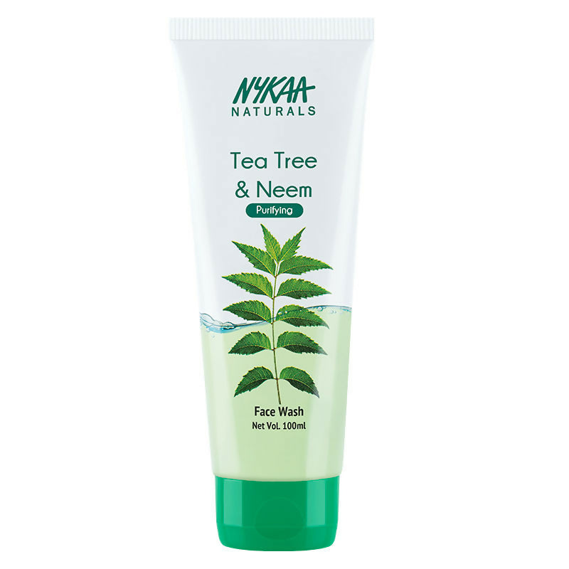 Nykaa Naturals Tea Tree & Neem Purifying Face Wash for Acne - Distacart