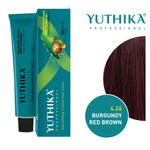 Thumbnail for Yuthika Professional Creme Hair Colour - Burgundy Red Brown - Distacart