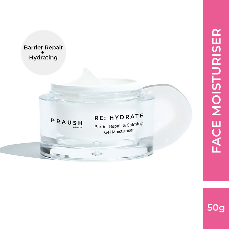 Praush Beauty RE: Hydrate Barrier Repair & Calming Gel Moisturiser - Distacart