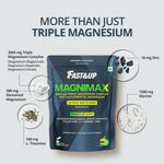Thumbnail for Fast&Up Magnimax - Triple Magnesium Bisglycinate, Citrate, Aspartate - Lime & Lemon Flavour - Distacart