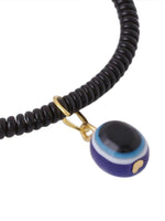 Thumbnail for NVR Black Evil Eye Spring Ring Bracelet for Men & Women - Distacart