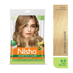 Thumbnail for Nisha Creme Hair Color for Women - Light Blonde - Distacart