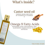 Thumbnail for The Pure Story Natural Cold Pressed Castor Hair Oil - Distacart