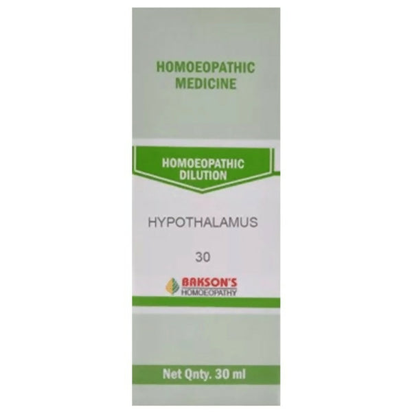 Bakson's Homeopathy Hypothalamus Dilution - Distacart