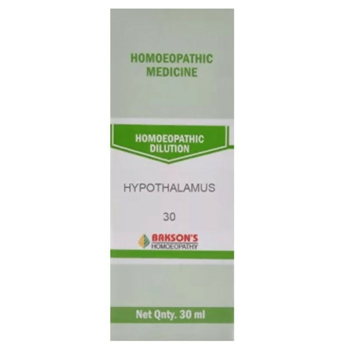 Bakson's Homeopathy Hypothalamus Dilution - Distacart