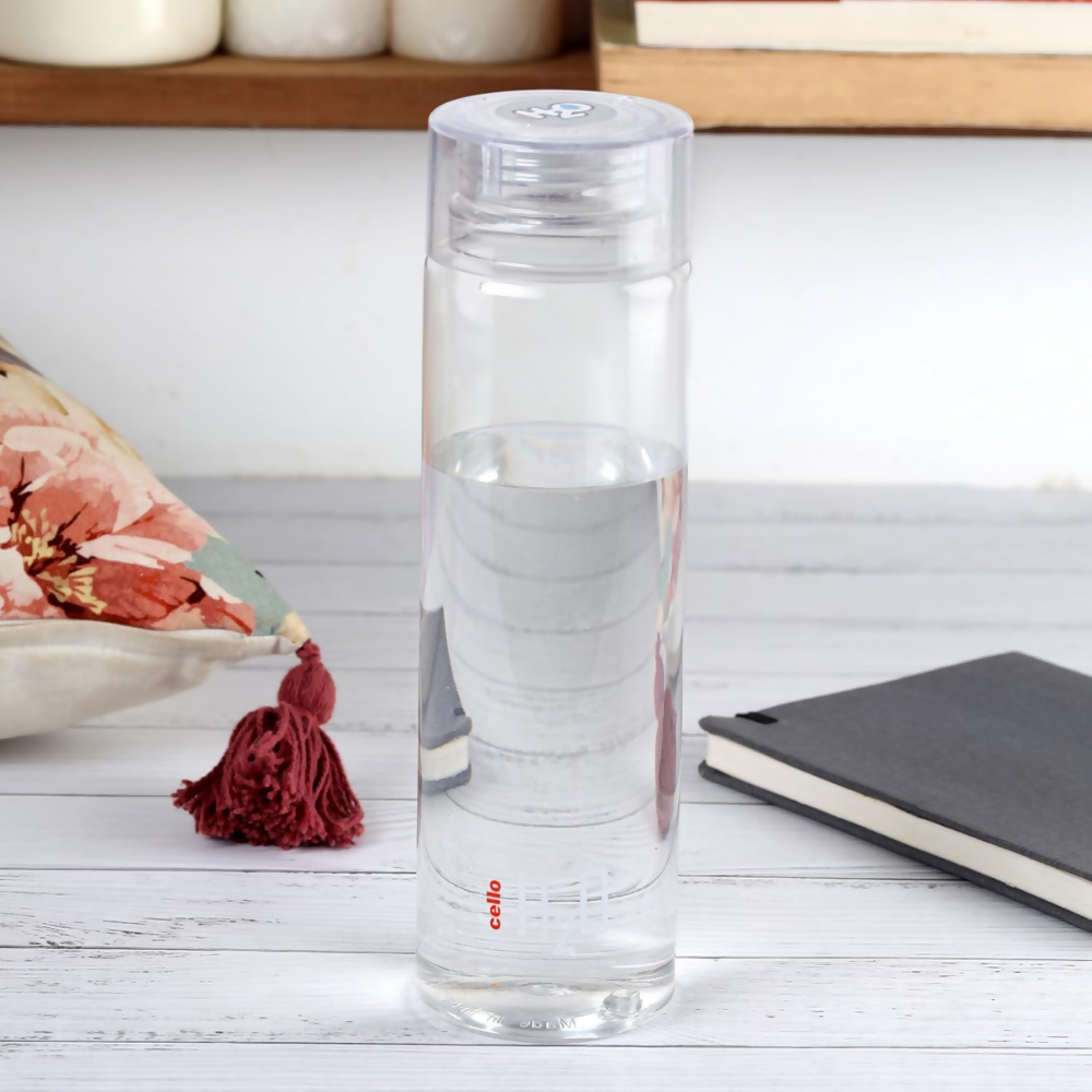 Cello H2O Round Unbreakable Plastic Water Bottle Premium Edition - Dista