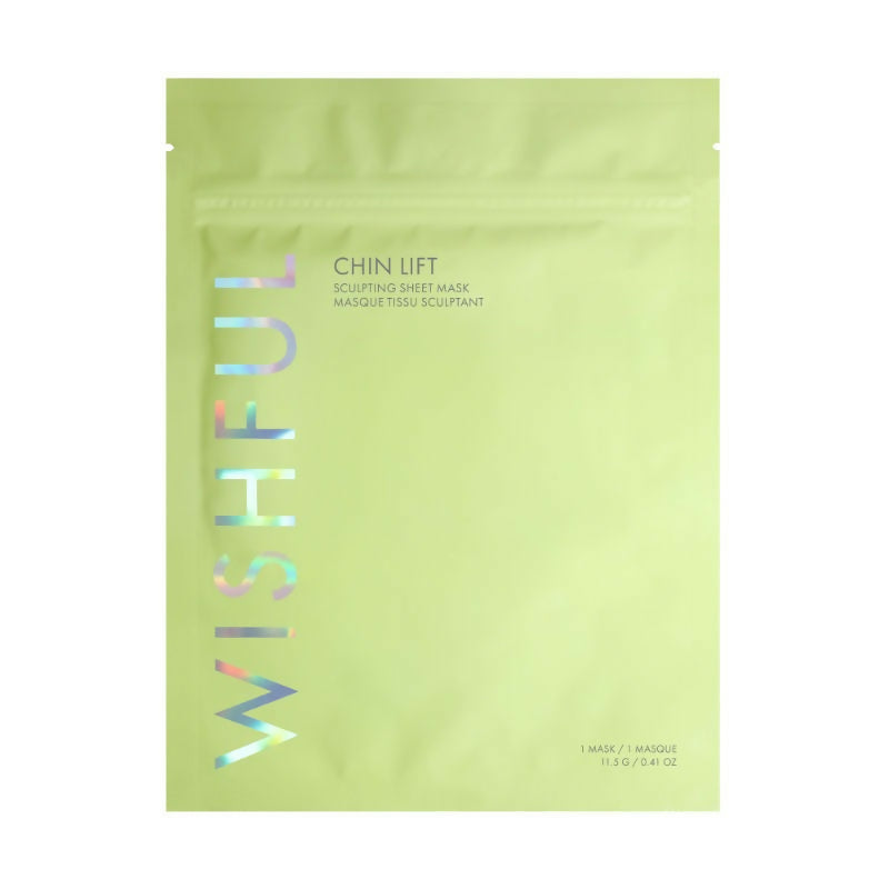 Wishful By Huda Beauty Chin Lift Sculpting Sheet Mask - Korean Skincare - Distacart