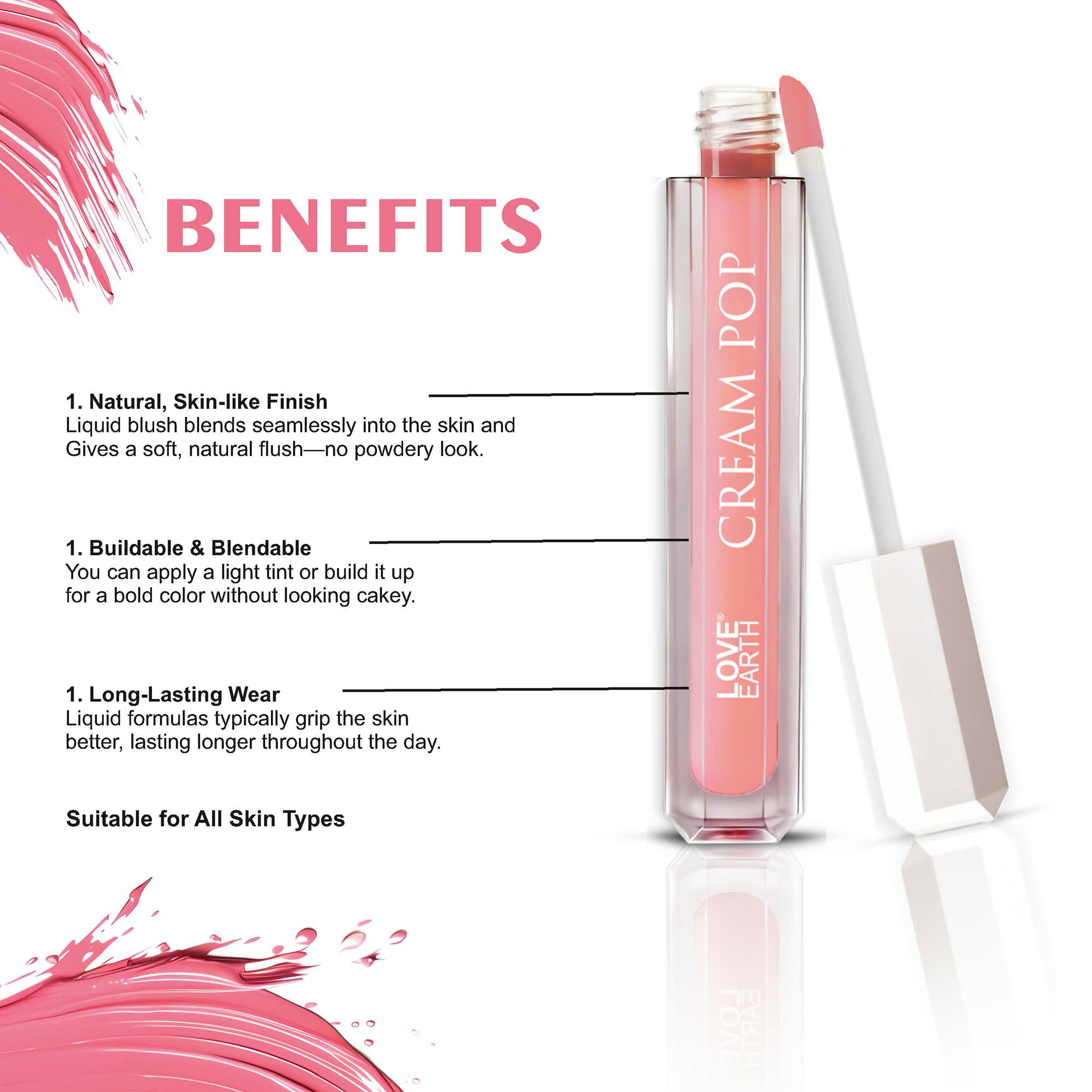 Love Earth Cream Pop Blush Combo