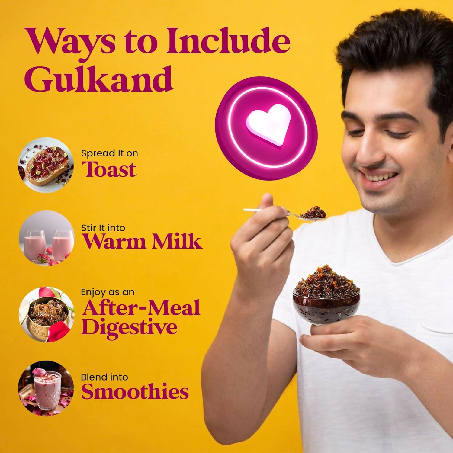 Vanalaya Gulkand Prepared using Sun Cooked Damask Rose & Cardamon
