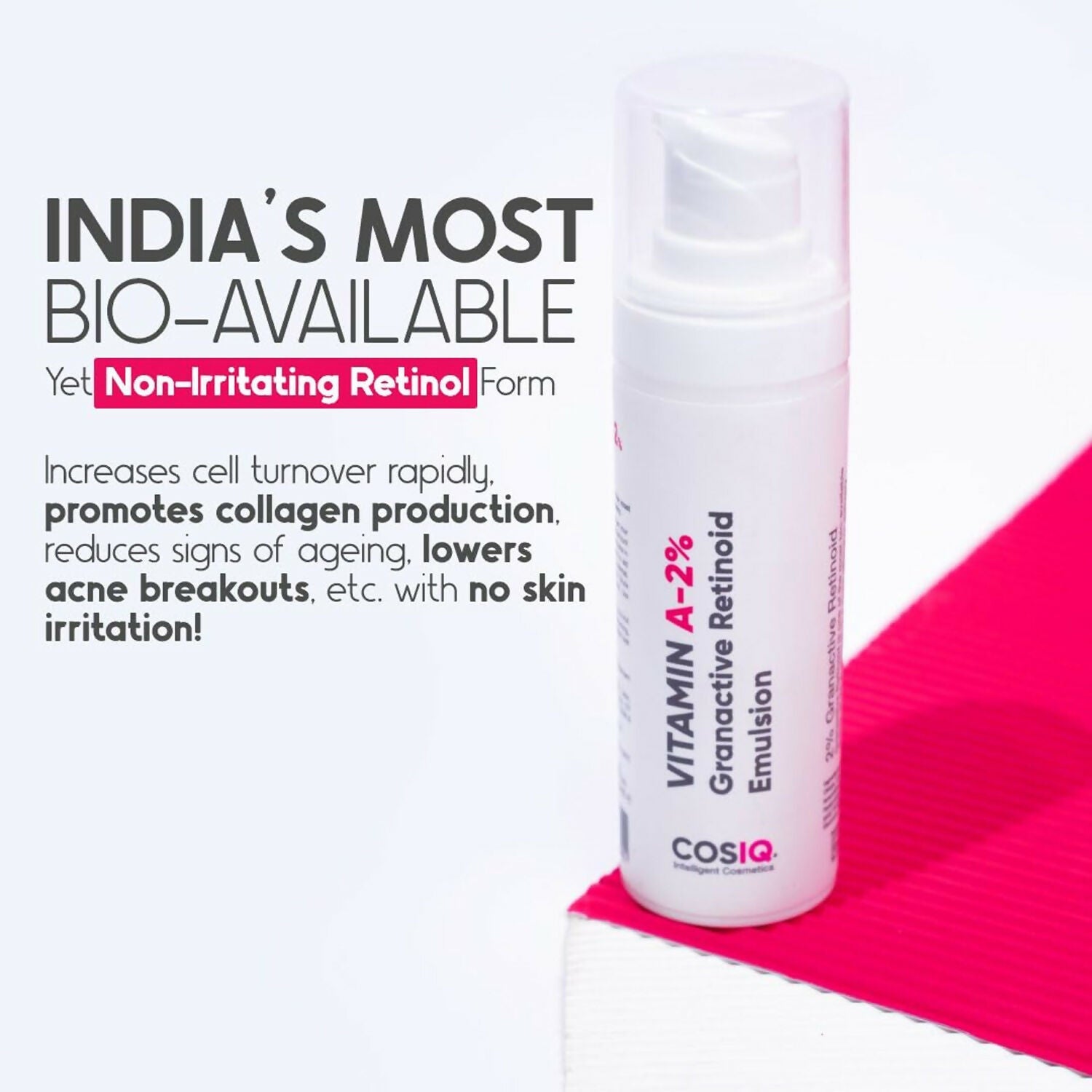 Cos-IQ Vitamin A-2% Granactive Retinoid Emulsion - Distacart