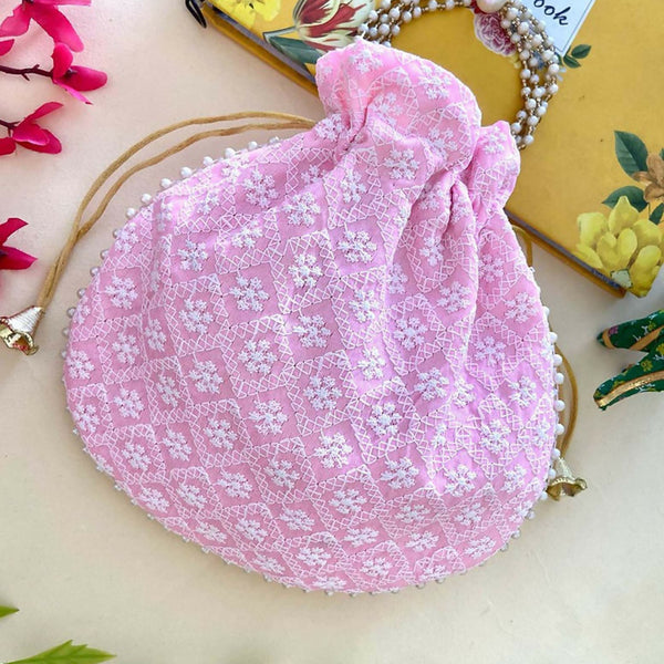 Joban Fashion Potli Bags - Baby Pink