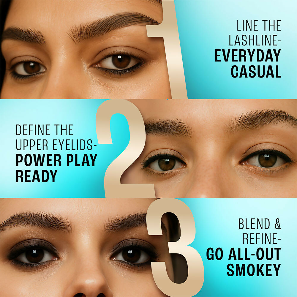 Lakme 9-5 Eyeconic Smokey Kajal - Black - Distacart