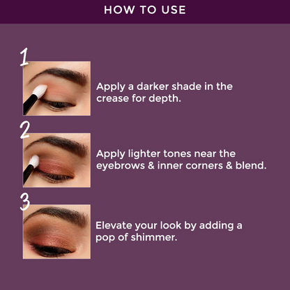 Lotus Make Up Proedit Eye Primer Infused Eyeshadow Palette - Glam Goddess - Distacart