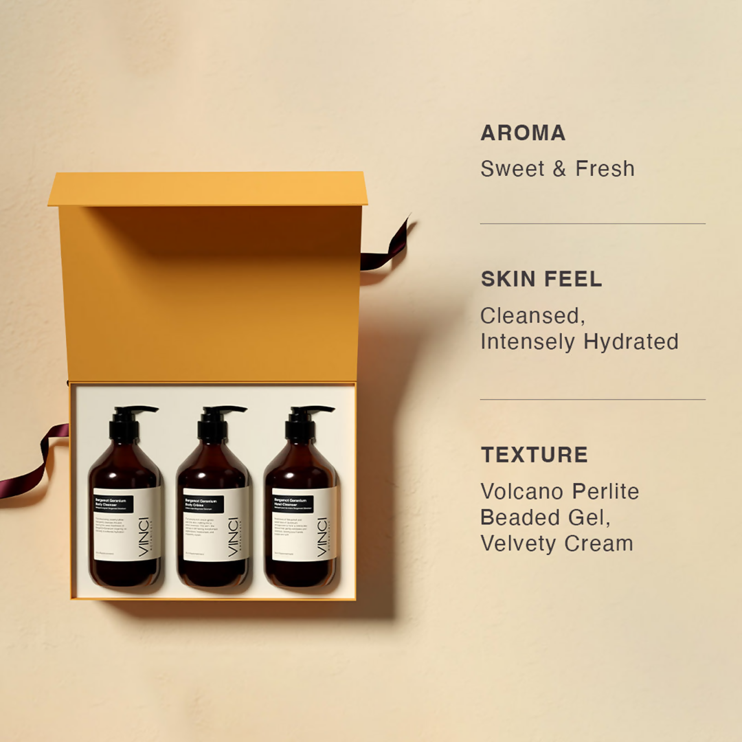 Vinci Botanicals Bergamot Geranium Trio - Distacart