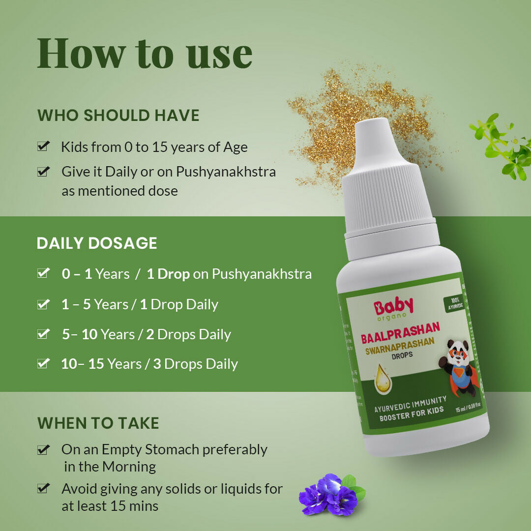 Babyorgano Swarnaprashan Drops (Baalprashan) - Distacart