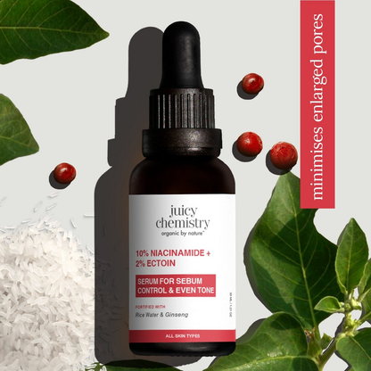 Juicy Chemistry 10% Niacinamide + 2% Ectoin Face Serum - Distacart