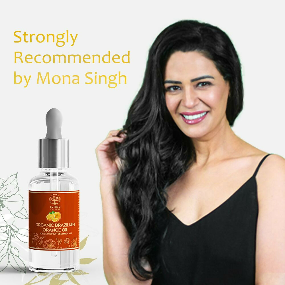 Ivory Natural Organic Brazilian Orange Oil - Natural & Premium Essential Oil - Distacart