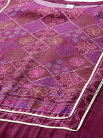 Thumbnail for Ahalyaa Women's Traditional wear Kurta - Purple - Distacart